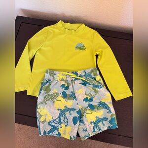 Toddler Swim set (shorts + rash guard)